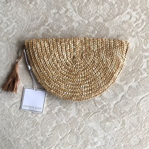 NWT Beach/vacation straw clutch!